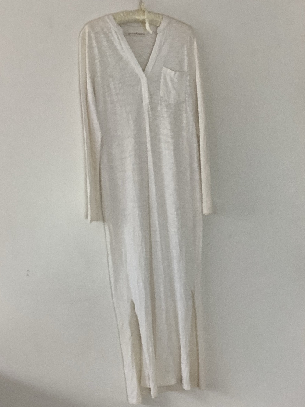 Peruvian Connection Long Ivory Women's Sleep Gown Dress. SEE DESCRIPTION